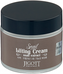 Jigott Крем для лица с Муцином Улитки 70мл Lifting Cream Snail Extract