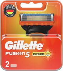 GILLETTE Fusion Power Сменные кассеты для бритья 2шт