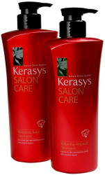 ПН Kerasys Salon Care Объем (Шампунь 470мл+ Кондиционер 470мл+ мыло 2шт)