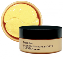 JMsolution Патчи с протеинами шелка и золотом Golden Cocoon Home Esthetic Eye patch 60шт
