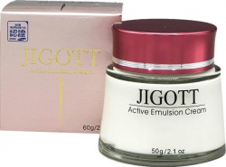 Jigott Крем для лица с гиалуроновой кислотой Active Emulsion Cream 50мл