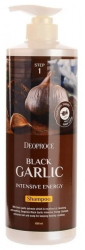 Deoproce Black Garlinc Shampoo Интенсивный шампунь от выпадения с экстрактом черного чеснока 1000мл