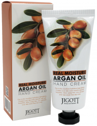 Jigott Крем для рук с аргановым маслом 100мл Real Moisture Argan Oil Hand Cream