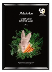 JMsolution Маска для лица с экстрактом Моркови Green Dear Rabbit Carrot Mask 30мл