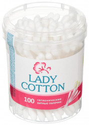 Lady Cotton Ватные палочки 100шт стакан