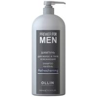 Ollin Professional Premier for Men Шампунь для волос и телаОсвежающий 1000мл