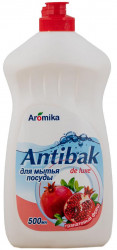 Aromika Antibak de lux Гель для мытья посуды Гранатовый фреш 500мл