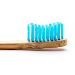 Bamboo Toothbrush Зубная щетка Бамбук Синяя Средняя