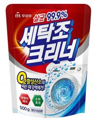 MKH Средство для чистки барабанов стиральных машин Bright Washing Machine Cleaner (Powder) 500г