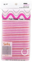 Clean&Beauty Мочалка для душа 28*100см Fresh Shower Towel