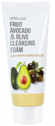 Lebelage Пенка для умывания с Авокадо и Оливой Fruit Avocado&Olive Cleansing Foam 100мл