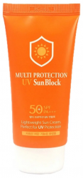 3W CLINIC Солнцезащитный крем для лица Multi Protection SPF50+ 70мл