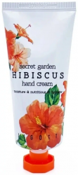 Jigott Крем для рук с экстрактом гибискуса Secret Garden Hibiscus 100мл