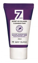 May Island Пенка для умывания с Коллагеном 7Days Secret 4D Collagen Cleansing Foam 30мл