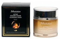 JMsolution Крем для лица с золотом и экстрактом икры Active Golden Caviar Nourishing Cream 60мл