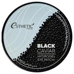 ESTHETIC HOUSE Гидрогелевые патчи для глаз Черная Икра Black Caviar 60шт