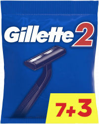 GILLETTE 2 Одноразовые бритвы 10шт 