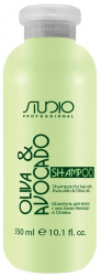 Kapous Studio Шампунь для волос с маслом авокадо и оливы 350мл