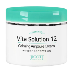 Jigott Vita Solution 12 Успокаивающий ампульный крем Calming Ampoule Cream 100мл