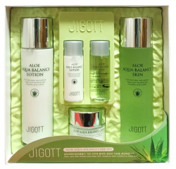 Jigott ПН Aloe Aqua Balance Skin Care 3Set