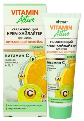 Витекс Vitamin Active Увлажняющий Крем-хайлайтер для лица Дневной SPF15 40мл