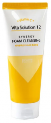 Jigott Vita Solution 12 Пенка для умывания Энергетическая Synergy Foam Cleansing 180мл