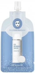 Beausta Очищающая кислородная маска для лица 20мл O2 Bubble Mask