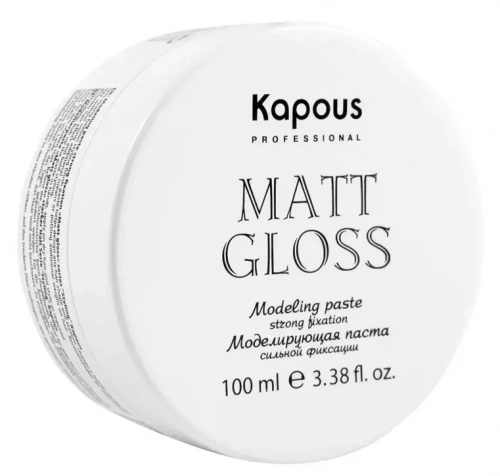 Kapous Моделирующая паста Сильной фиксации Matt Gloss 100мл
