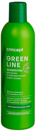 Concept Green Line Шампунь для чувствительной кожи головы 300мл