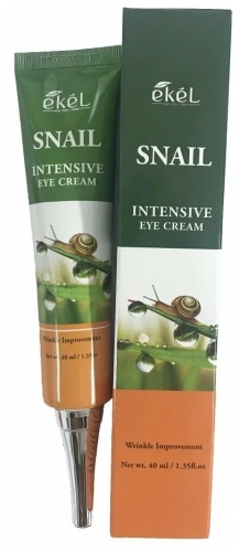 Ekel Интенсивный крем для век с Муцином улитки Intensive eye cream Snail 40мл