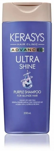 Kerasys Шампунь Идеальный Блонд 200мл Advanced Ultra Shine Purple Shampoo