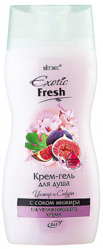 Витекс Exotic Fresh Крем-гель для душа Инжир и Сакура 515мл