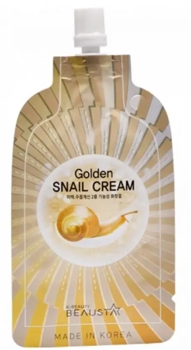 Beausta Крем Регенерирующий для лица с Муцином улитки 20мл Golden Snail Cream