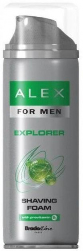 Alex for men Пена для бритья Explorer 200мл
