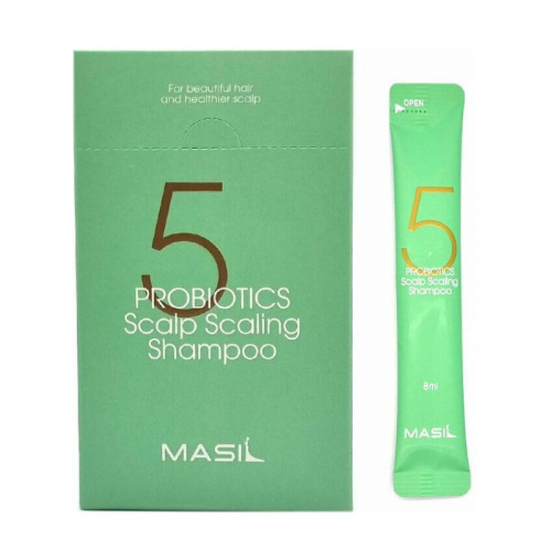 Masil Шампунь с пробиотиками глубокоочищающий 5 Probiotics Scalp Scaling Shampoo 8мл