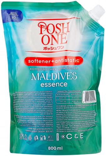 PoshOne Кондиционер для белья Maldives essence 800мл