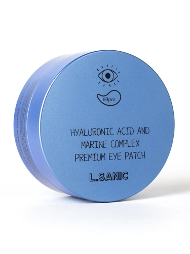 L.Sanic Патчи д/глаз с гиалуроновой кислотой и экстрактом водорослей 60шт