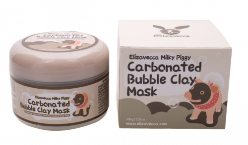 ELIZAVECCA Маска д/лица Глиняно-пузырьковая Сarbonate Bubble Clay Mask, 100 мл