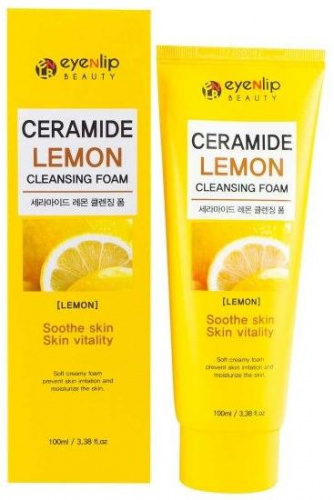 Eyenlip Пенка для умывания с экстрактом лимона Ceramide Lemon 100мл