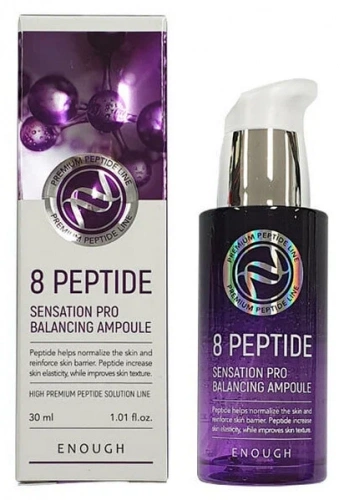 Enough 8 Peptide Эссенция для лица с пептидами 30мл Sensation Pro Balancing Ampoule