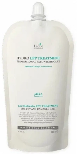 LADOR Маска для сухих и поврежденных волос 500мл Hydro LPP Treatment 