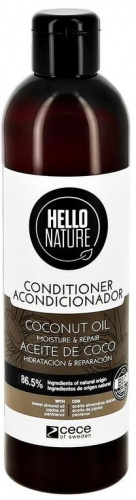 Hello Nature Шампунь для волос с Кокосовым маслом 300мл
