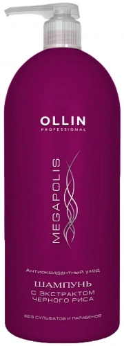 Ollin Professional Шампунь для волос с экстрактом черного риса 1000мл