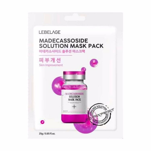 Lebelage Solution Mask Pack Madecassoside Тканевая маска для лица с Мадекасосидом 25г