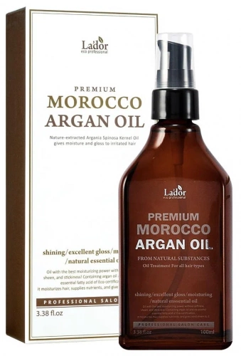 LADOR Масло для волос Марокканское аргановое 100мл Premium Morocco Argan Oil