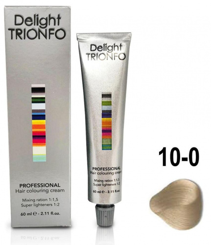 CD Trionfo Крем-краска 10-0 Светлый блондин натуральный 60мл