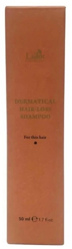 LADOR Шампунь против выпадения волос для тонких волос 50 мл Dermatical Hair-Loss Shampoo