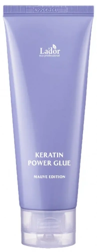 LADOR Сыворотка-клей для посеченных волос 100мл Keratin Power Glue Mauve Edition