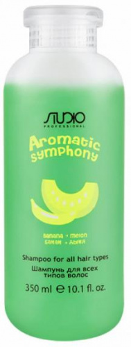 Studio Aromatic Symphony Шампунь Банан и Дыня для всех типов волос 350мл