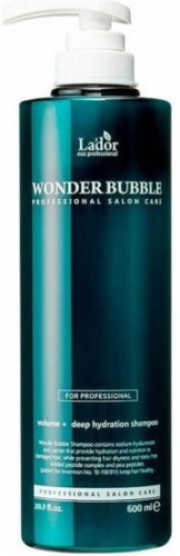 LADOR Шампунь для волос Wonder Bubble Shampoo 600мл